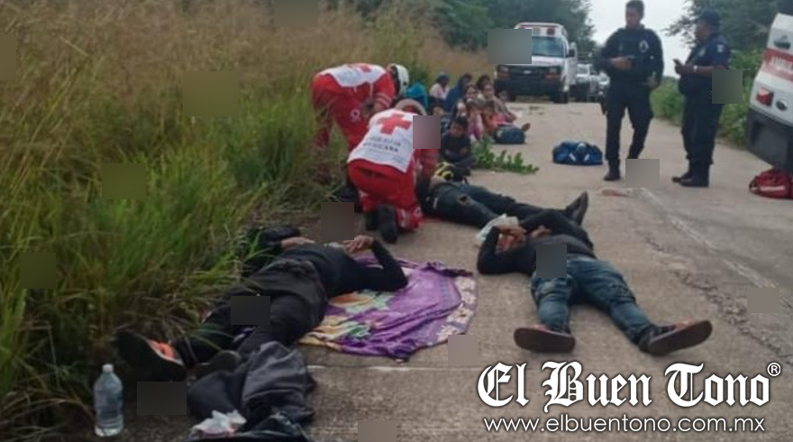 Se Vuelca Cami N Torton Cargado De Migrantes Hay Dos Fallecidos Y