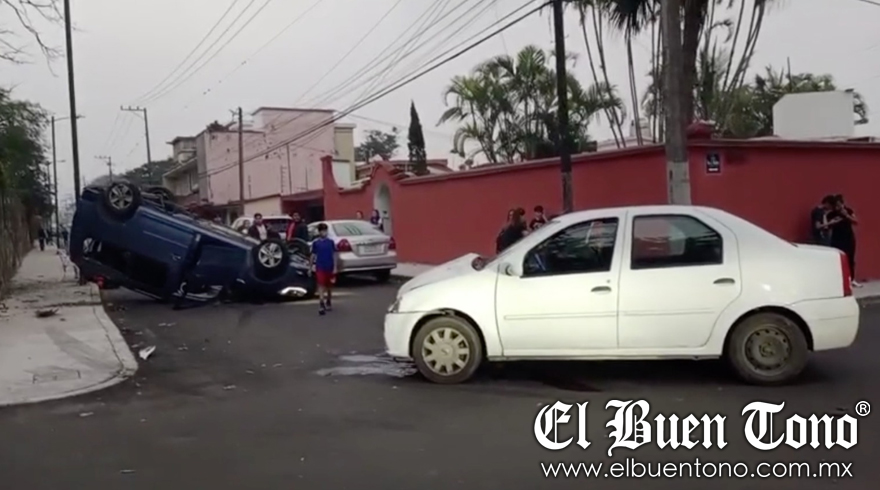 Choque Y Volcadura Deja Lesionados El Buen Tono