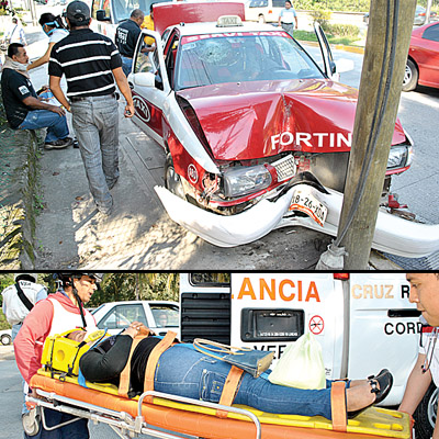 chocan dos taxis cordoba