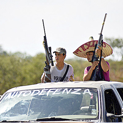 entran autodefensas