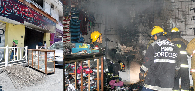 se incendia tienda de ropa