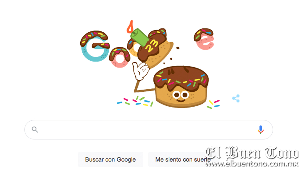 ¡Google Cumple 23 Años!   El Buen Tono