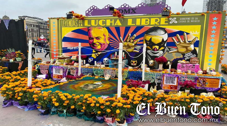 Ofrenda Dedicada A Las Leyendas De La Lucha Libre El Buen Tono